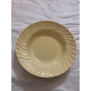 California Pottery Swirl Plate Yellow Dessert Salad Service Plate